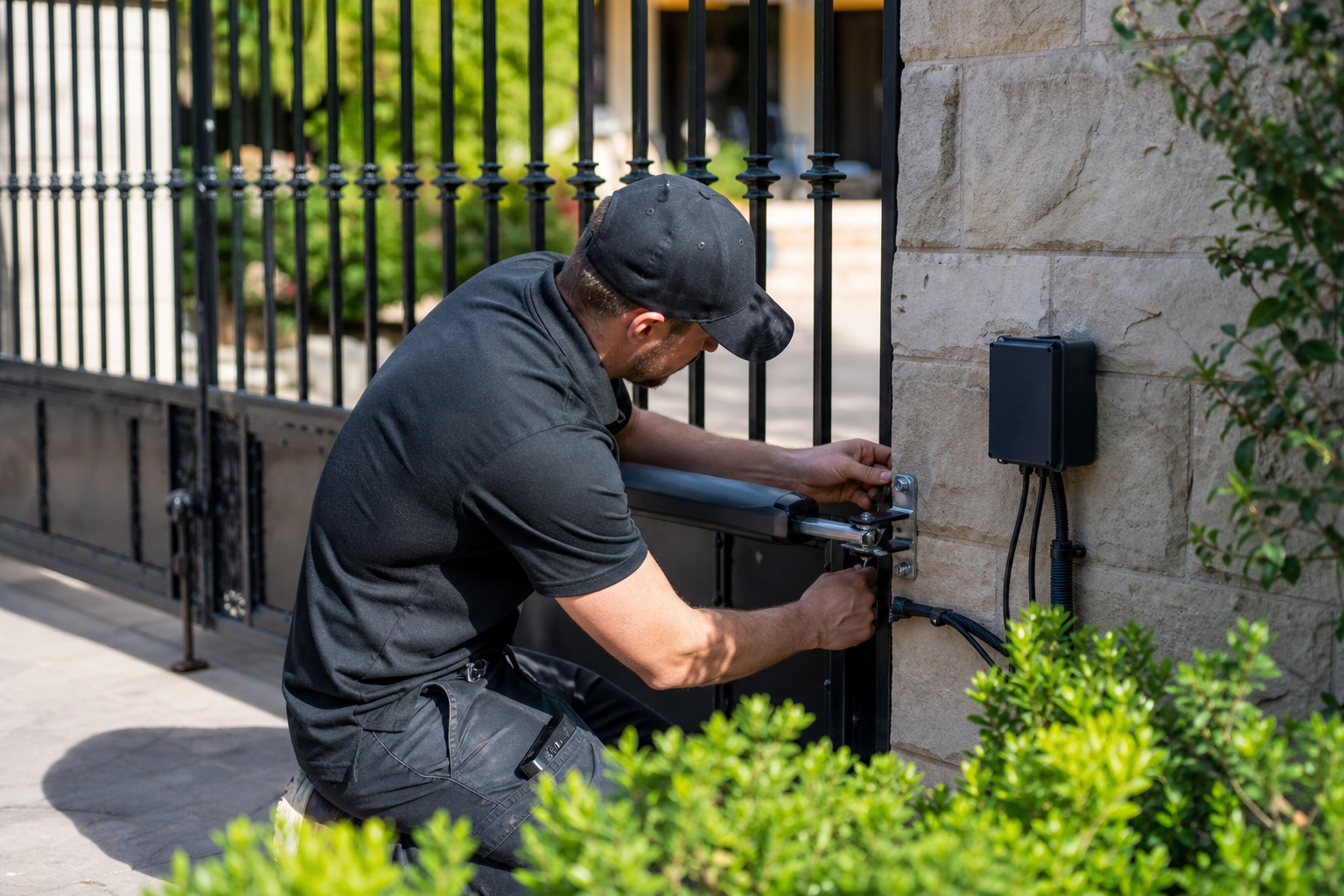 Electric Gate Opener Installation – 10% Off & Free Estimate – Same-Day Service