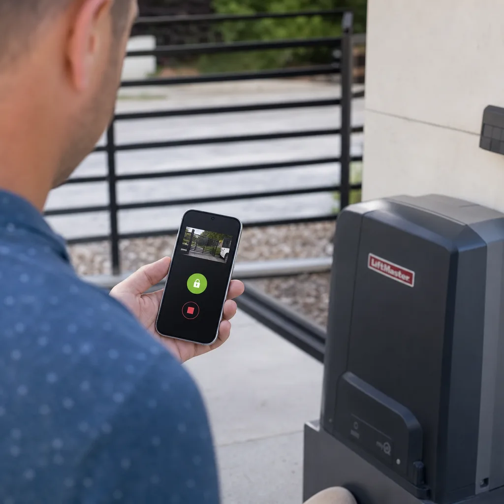 Illustration for liftmaster driveway gate repair