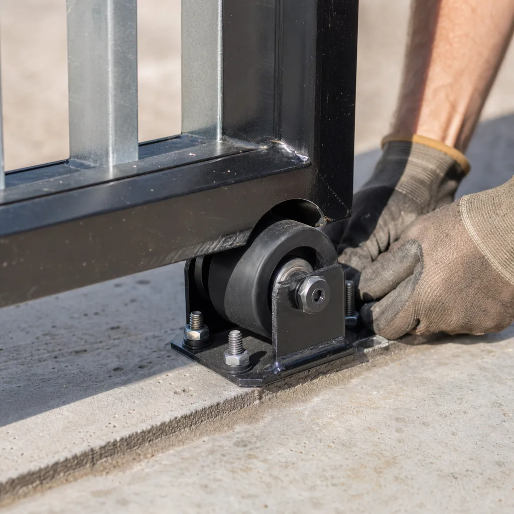 Illustration for driveway gate repair