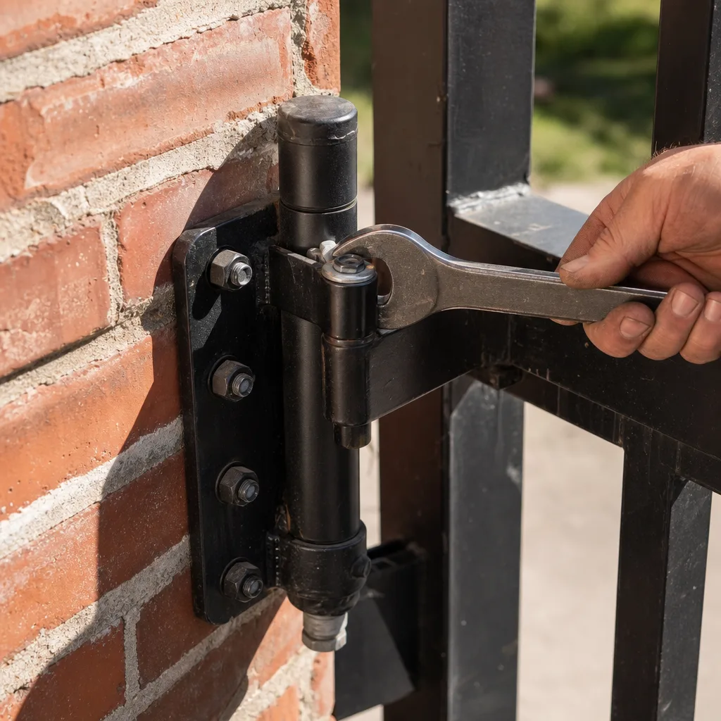 Illustration for automatic gate repair