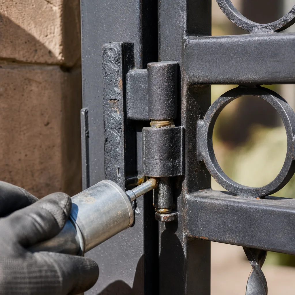 Illustration for automatic gate repair